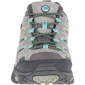 Merrell Women's Moab 2 Waterproof Hiking Shoe, Drizzle/Mint, 7 M US