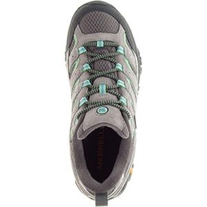 Merrell Women's Moab 2 Waterproof Hiking Shoe, Drizzle/Mint, 7 M US