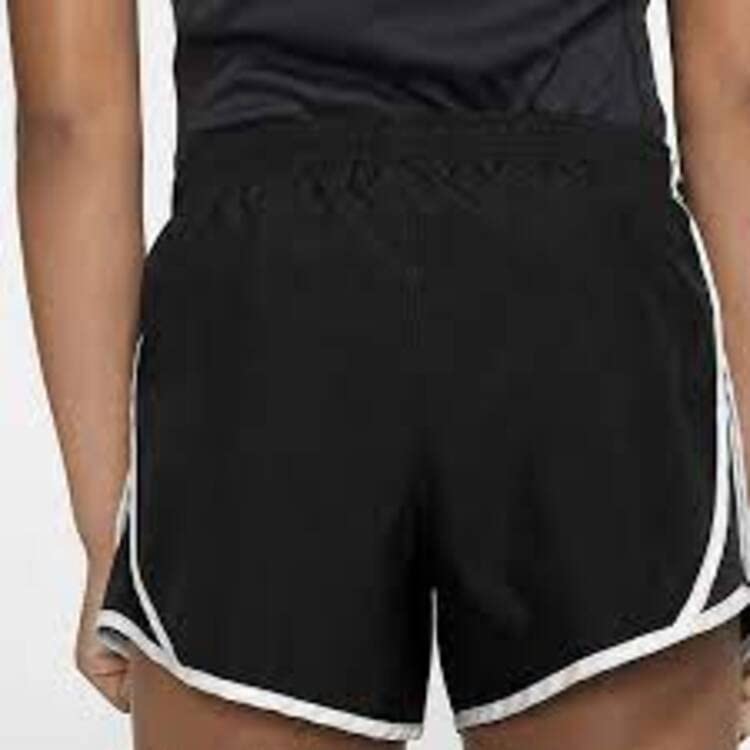 Nike Girl's Dry Tempo Running Short (Little Kids/Big Kids) Black/Black/White/White LG (14 Big Kid)