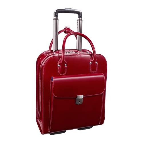 McKlein Briefcase, Red, 13 50 L x 6 W x 16 H
