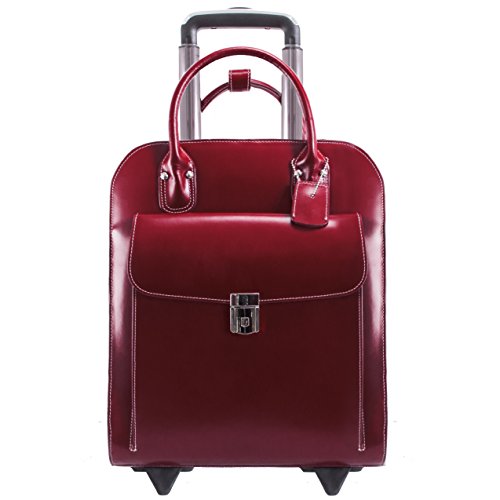 McKlein Briefcase, Red, 13 50 L x 6 W x 16 H