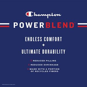 Champion Men's Hoodie, Powerblend, Fleece Striped Sweatshirt for Men (Reg. or Big & Tall)