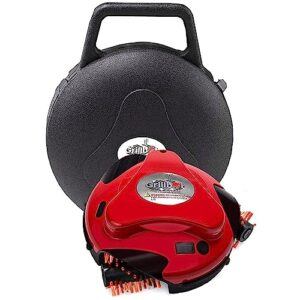 grillbot automatic grill cleaning robot (red, grillbot bundle)