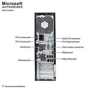 HP Elite 8200 SFF Desktop PC - Intel Core i5-2400 3.1GHz 8GB 500GB DVDRW Windows 10 Professional (Renewed)