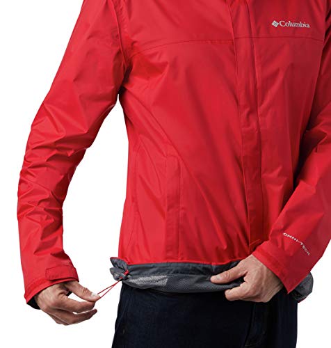 Columbia Men's Watertight II Jacket, Mountain Red, Large