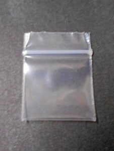 small poly bags (1"x1") mini plastic baggies, thick 2mil, designer rave party pouches (1010) tiny ziplock dime bag (100, clear bags)