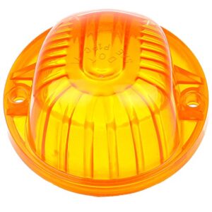 ECCPP 5 Amber Round-Shape Cab Marker Light 9069A Cover Lens for for Chevrolet truck pickup 1973-1991 for Chevrolet K30 Pickup K20 Suburban K10 Suburban C10 Pickup Blazer K5 Blazer C70 C60 C50 etc