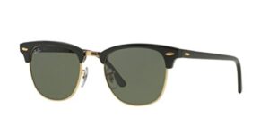 ray ban sunglasses clubmaster 3016 (51 mm, black solid lens)