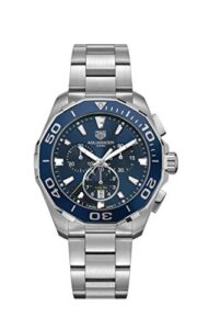 tag heuer watches tag heuer men's aquaracer watch (blue)