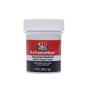 J-B Weld 37901 ExtremeHeat High Temperature Resistant Metallic Paste - 3 oz