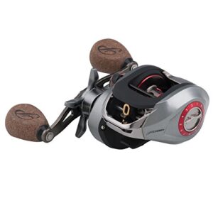 pflueger president xt low profile baitcast reel, size lp fishing reel, right handle position, aluminum spool, star drag system