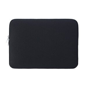 RAINYEAR 14 Inch Laptop Sleeve Case Protective Soft Padded Zipper Cover Carrying Computer Bag with Accessories Pouch, Compatible with 14" Notebook Tablet Chromebook(Black)