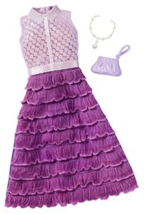barbie fashions complete look - purple dress