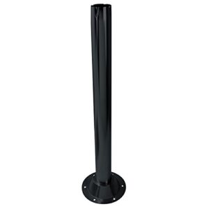 russell products ma-939b pedestal table legs, 27.5" - black