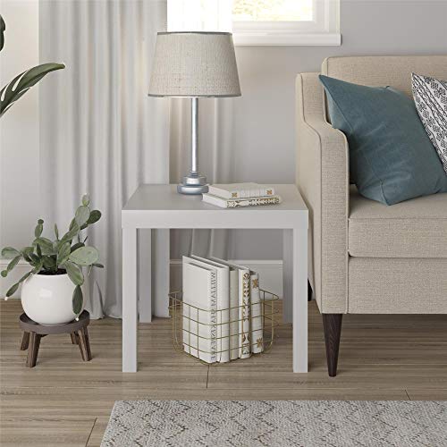 Ameriwood Home Parsons Modern End Table, Gray