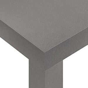 Ameriwood Home Parsons Modern End Table, Gray