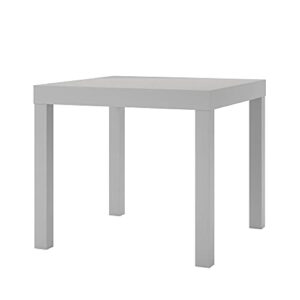 Ameriwood Home Parsons Modern End Table, Gray