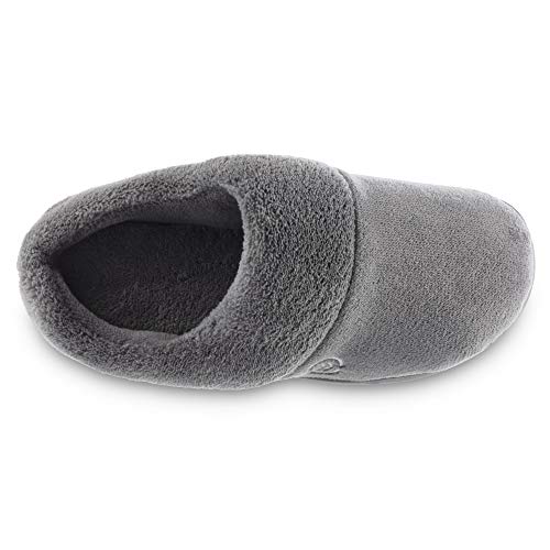 isotoner womens Classic slippers, Ash, 8.5-9 US