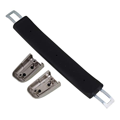 RDEXP Black 9.45Inch Total Length Flexible Spare Strap Handle Grip Replacement Part for Suitcase Luggage Case