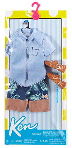 Barbie Ken Fashion Denim Shirt & Shorts