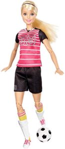 barbie made to move posable soccer player doll