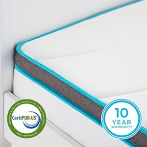 LINENSPA 8 Inch Memory Foam and Innerspring Hybrid Mattress – California King Mattress – Bed in a Box – Medium Firm Mattress