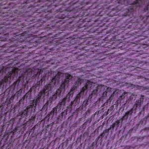 Knit Picks Wool of The Andes Worsted Weight Purple 100% Wool Yarn (10 Balls - Amethyst Heather)