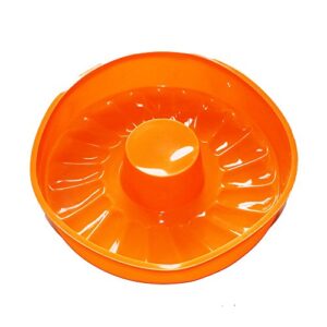 X-Haibei Round Tube Savarin Cake Pan Ice Cream Gelatin Bread Baking Silicone Mold 9.5inch