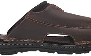 Rockport Men's Darwyn Slide 2 Sandal, Brown II Leather, 11 M US