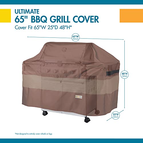 Duck Covers Ultimate Waterproof BBQ Grill Cover, 65 x 25 x 48 Inch