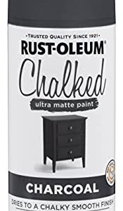 Rust-Oleum 302590 Chalked Ultra Matte Spray Paint, 12 Ounce (Pack of 1), Charcoal