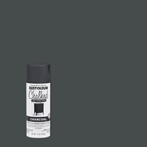 Rust-Oleum 302590 Chalked Ultra Matte Spray Paint, 12 Ounce (Pack of 1), Charcoal