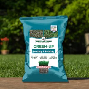Jonathan Green (11540) Green-Up Lawn Food for Seeding & Sodding - 12-18-8 Grass Fertilizer (1,500 Sq. Ft.)