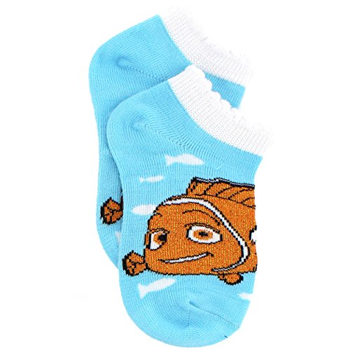 Finding Dory Nemo Girls 5 pack Socks (Shoe: 10-4 (Sock: 6-8), Lurex Dory Pastel)