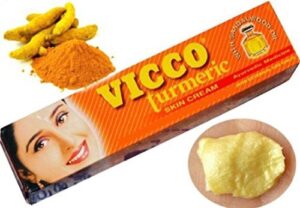 vicco turmeric vanishing cream 50gm - an ayurvedic medicine prevents and cures skin infections, inflammation, blemishes skin