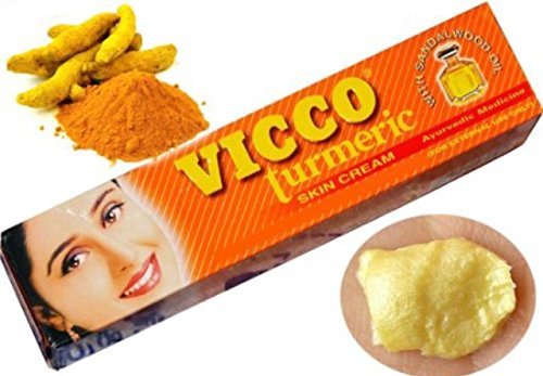 Vicco Turmeric Vanishing Cream 50gm - An Ayurvedic Medicine Prevents and Cures Skin Infections, Inflammation, Blemishes Skin