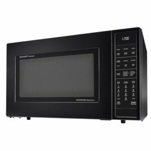 Sharp 1.5 Cu. Ft. 900W Convection Microwave Oven, Black