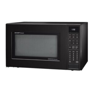 Sharp 1.5 Cu. Ft. 900W Convection Microwave Oven, Black