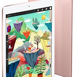 Apple iPad Pro Tablet (128GB, Wi-Fi, 9.7in) Rose (Renewed)