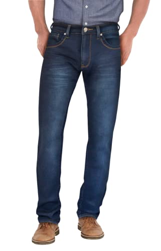 ETHANOL Mens Super Comfy Slim Stretch Jersey Denim Jean AKP44073SK Indigo Contrast 38