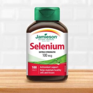 jamieson selenium yeast 100mcg, 100 tablets