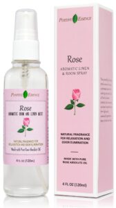 rose linen and room spray, natural pillow spray made with pure rose essential oils, relaxing home fragrance or toilet spray, rose water spray