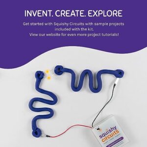 Squishy Circuits Lite Electric Circuit Kit for Kids – Beginner Circuit Kit w/Conductive Dough – Classroom Supplies to Make Creation Light Up, Beep - Gift for Kids 8+ Yrs