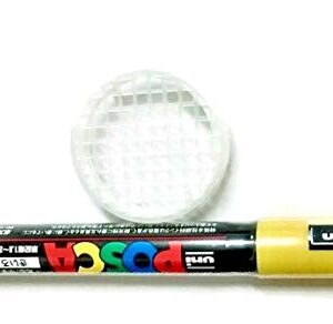 Posca YELLOW color queen bee marking pen PC5M & push in cage