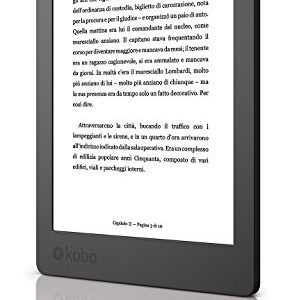 Kobo Aura - eBook reader - 4 GB - 6"(N236-KU-BK-K-EP)