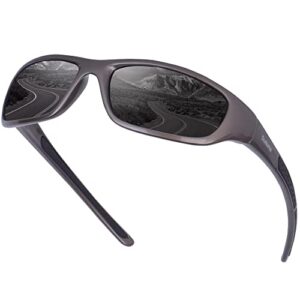 duduma tr8116 polarized sports sunglasses for baseball cycling fishing golf superlight frame