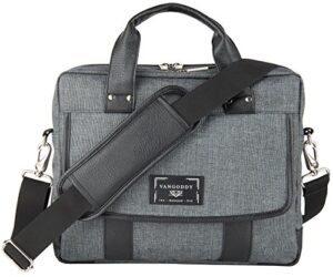 laptop messenger shoulder bag for surface pro 9 8 13", pro x 13", laptop 4, 3 13.5", go 2 12.5"