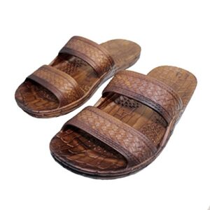 IMPERIAL SANDALS HAWAII Double Strap Jesus Style Hawaii Sandals Size Women 4.5-5 Narrow