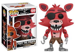 funko five nights at freddy's - foxy the pirate toy figure multi-colored, 3.75 inches