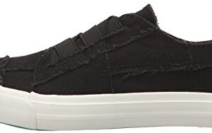 Blowfish Malibu Women's Marley Fashion Sneaker, Black Color Washed Canvas, 7.5 M US